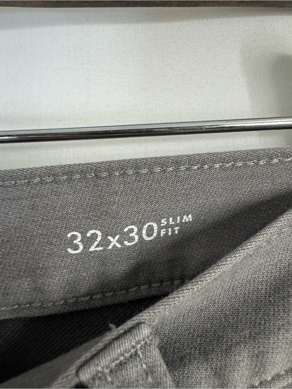 Banana Republic Slim Straight Gray Jeans